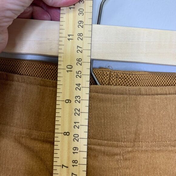 By Together Flare Corduroy Pull-on Pants Sable Brown Retro Large - Picture 9 of 13